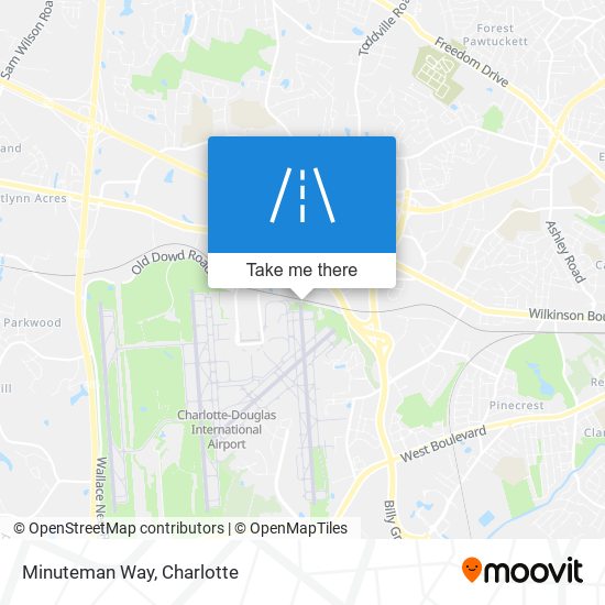 Mapa de Minuteman Way