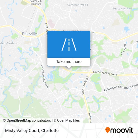 Misty Valley Court map