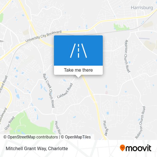 Mitchell Grant Way map