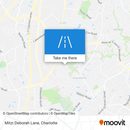 Mitzi Deborah Lane map