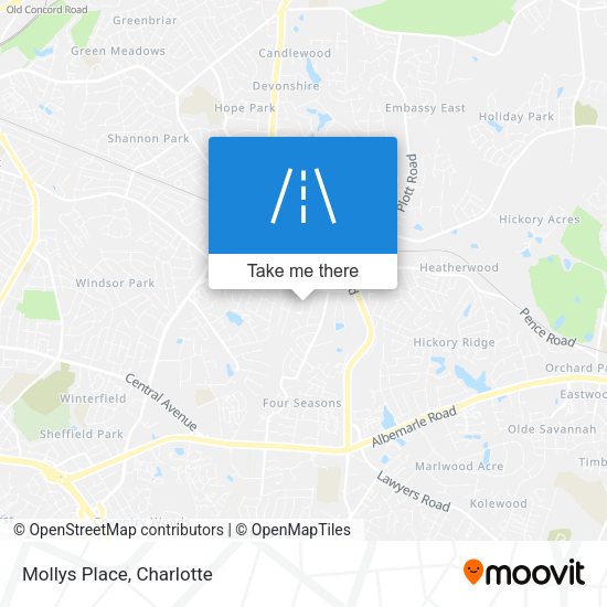 Mapa de Mollys Place