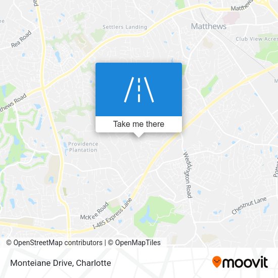 Mapa de Monteiane Drive