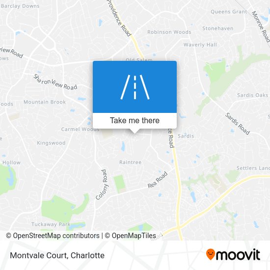 Montvale Court map