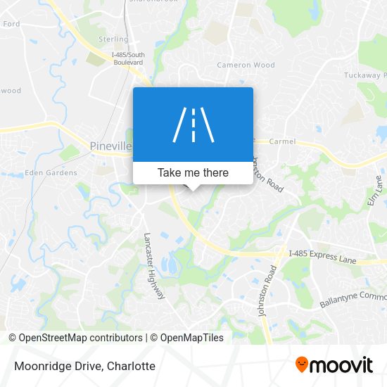 Mapa de Moonridge Drive