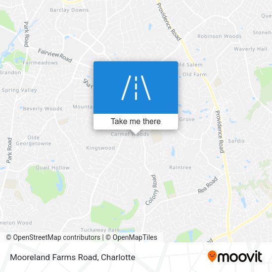 Mapa de Mooreland Farms Road