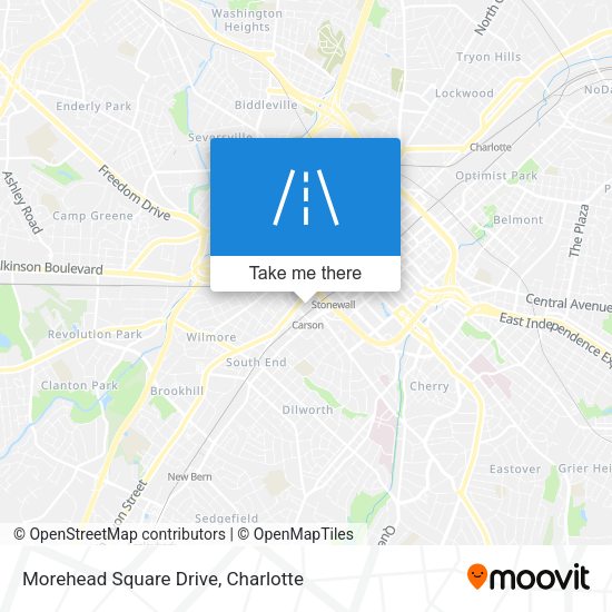 Mapa de Morehead Square Drive