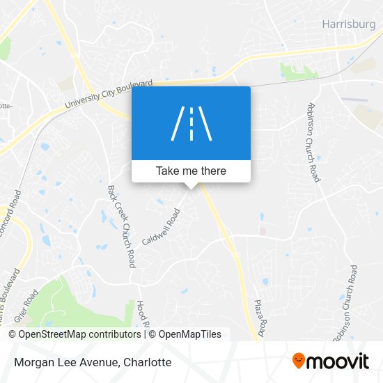 Morgan Lee Avenue map
