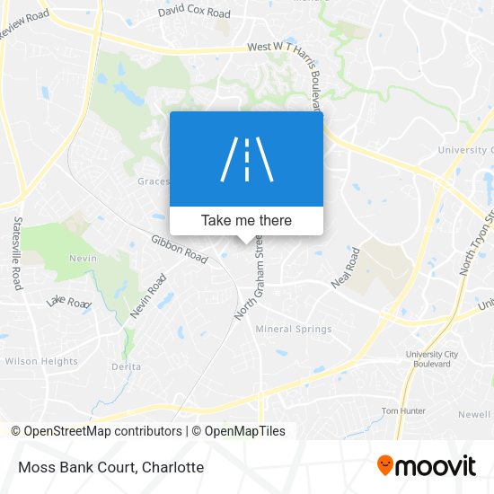 Mapa de Moss Bank Court