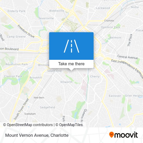 Mount Vernon Avenue map