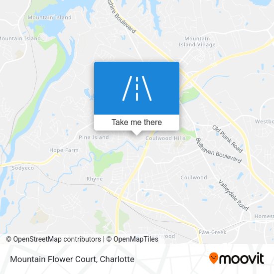 Mountain Flower Court map