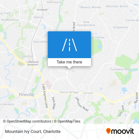 Mountain Ivy Court map