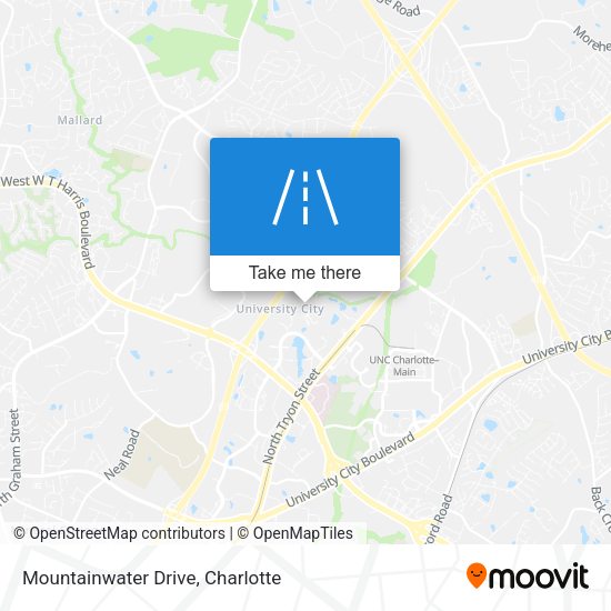 Mapa de Mountainwater Drive