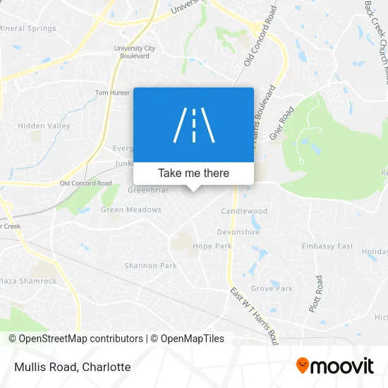 Mullis Road map
