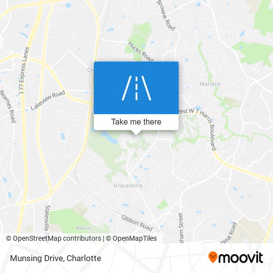 Munsing Drive map