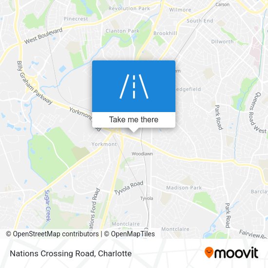 Mapa de Nations Crossing Road