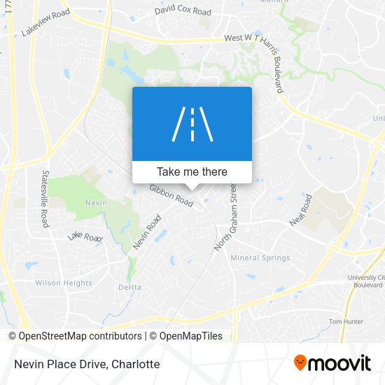 Mapa de Nevin Place Drive