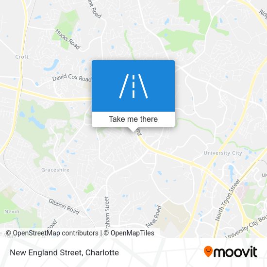 New England Street map