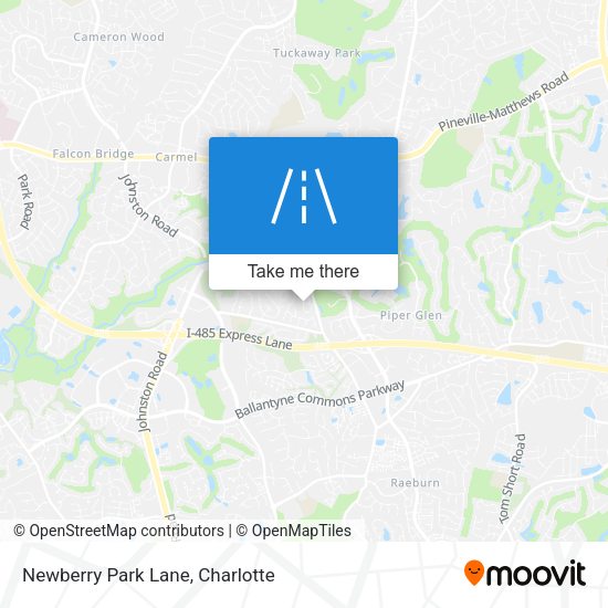 Mapa de Newberry Park Lane