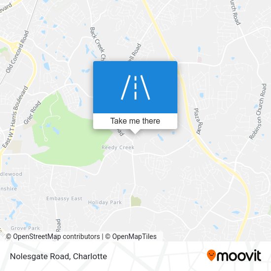 Mapa de Nolesgate Road