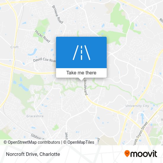 Mapa de Norcroft Drive