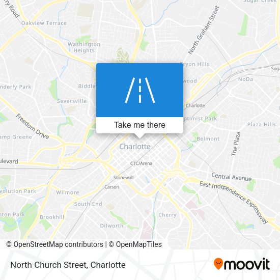 North Church Street map