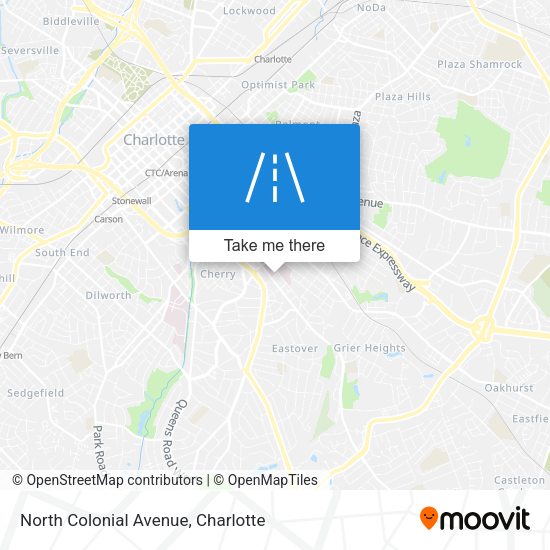 Mapa de North Colonial Avenue