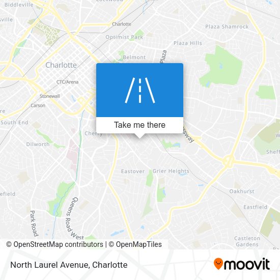 Mapa de North Laurel Avenue