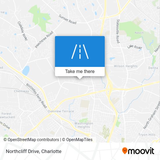 Mapa de Northcliff Drive