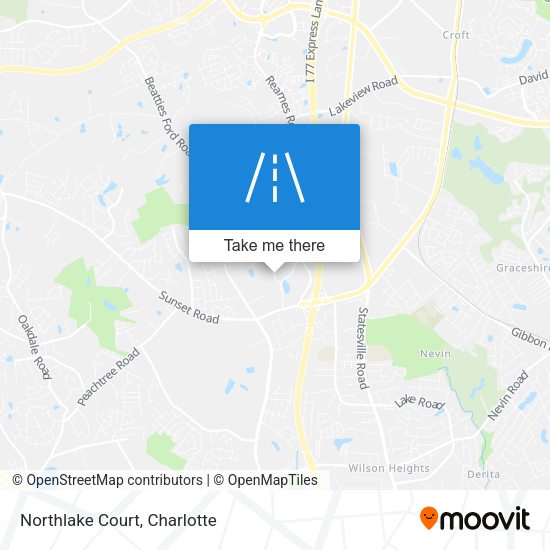 Mapa de Northlake Court