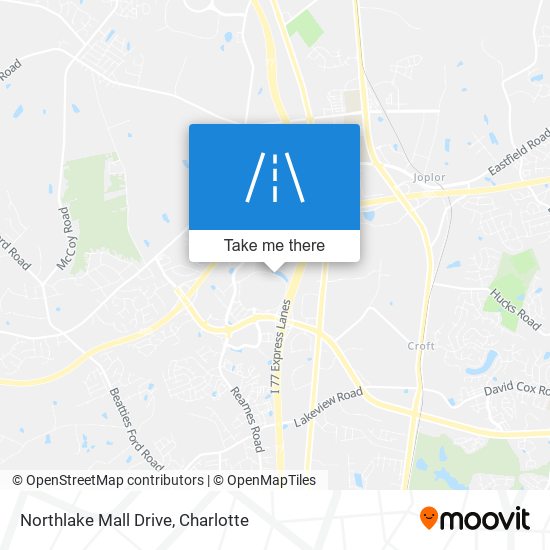 Mapa de Northlake Mall Drive