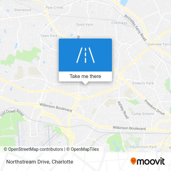Mapa de Northstream Drive