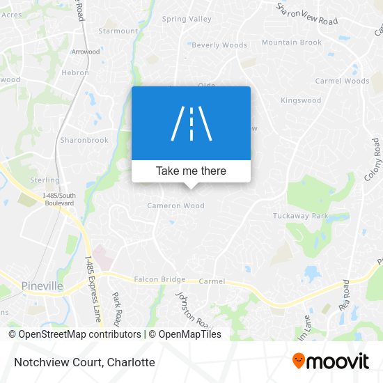 Mapa de Notchview Court