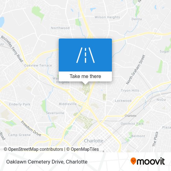 Oaklawn Cemetery Drive map