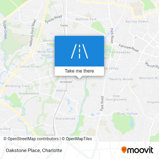 Mapa de Oakstone Place