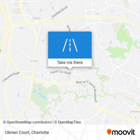 Mapa de Obrien Court