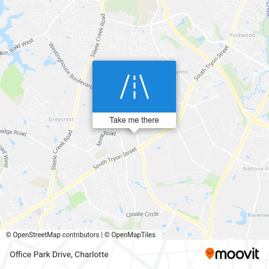 Office Park Drive map