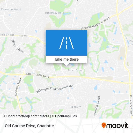 Old Course Drive map