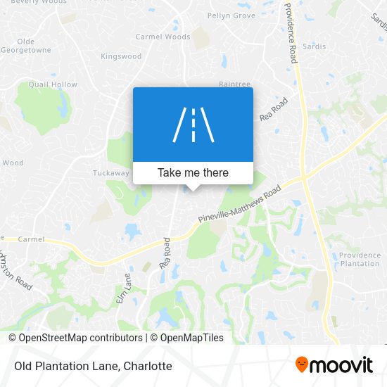 Old Plantation Lane map