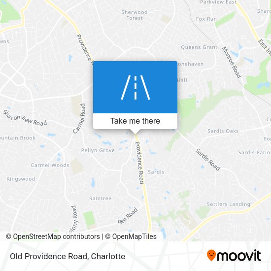Old Providence Road map