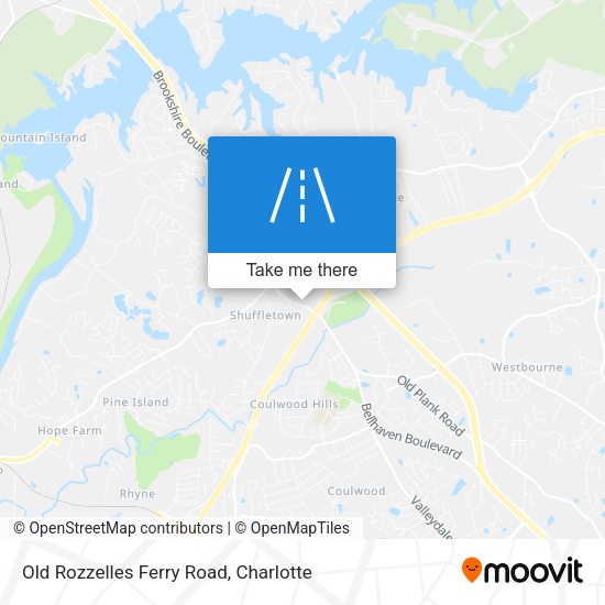 Old Rozzelles Ferry Road map