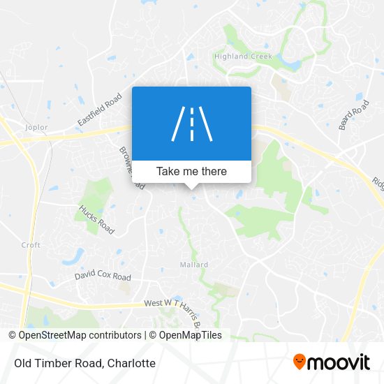 Mapa de Old Timber Road