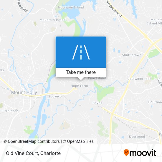 Old Vine Court map