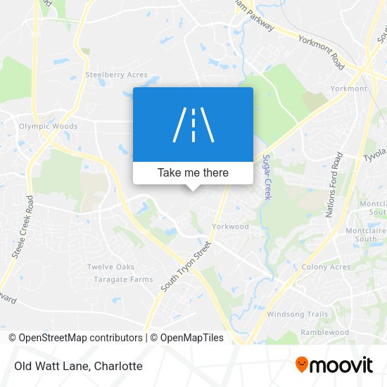 Mapa de Old Watt Lane