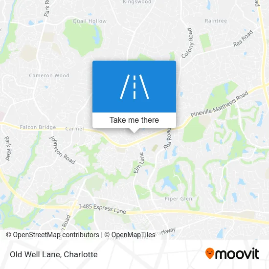 Mapa de Old Well Lane