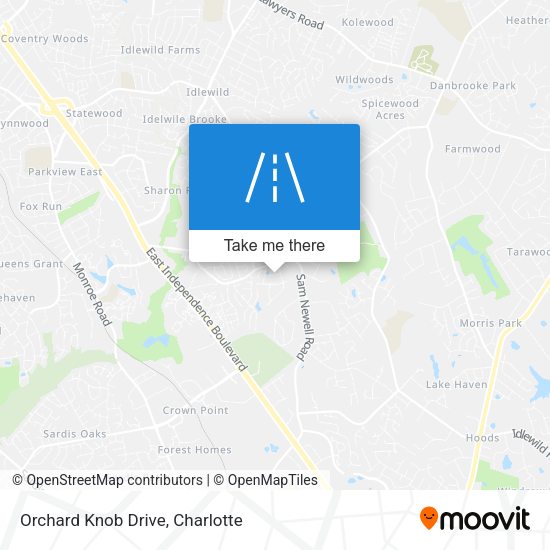 Mapa de Orchard Knob Drive