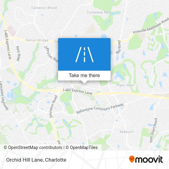 Mapa de Orchid Hill Lane