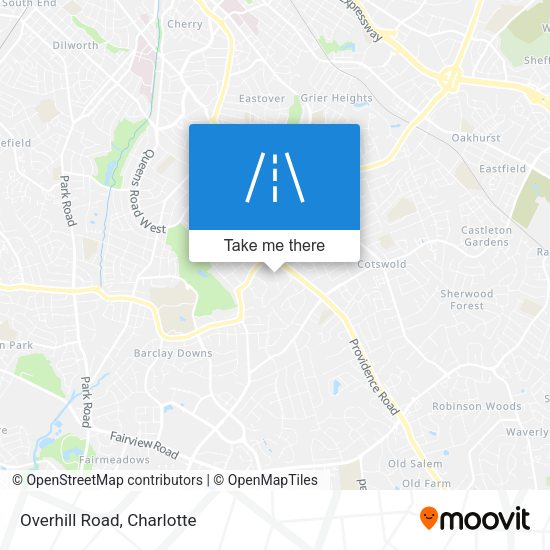 Mapa de Overhill Road