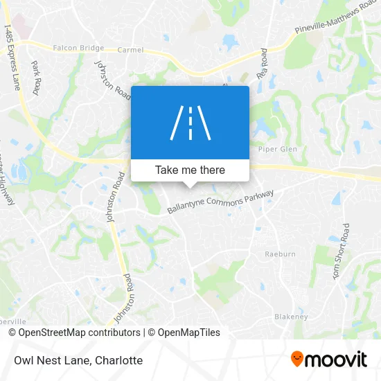 Mapa de Owl Nest Lane