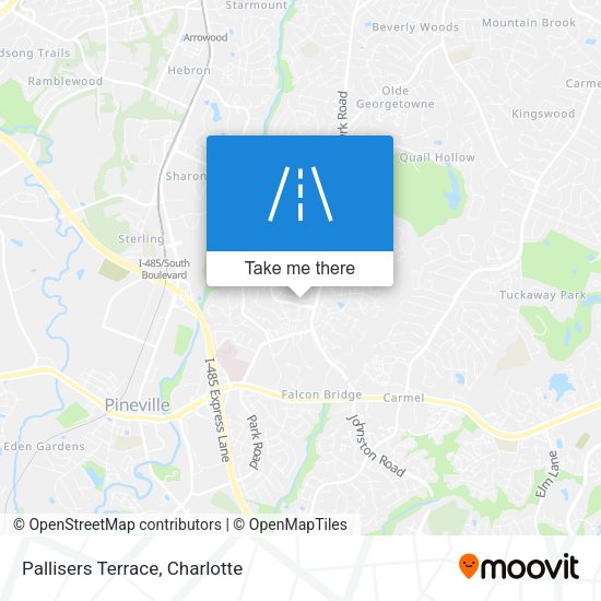 Pallisers Terrace map