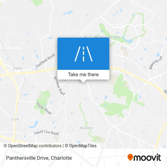Panthersville Drive map